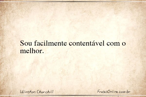 Frase de Winston Churchill