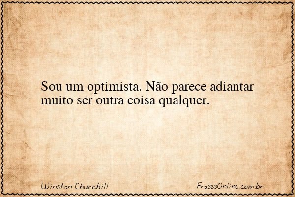 Frase de Winston Churchill