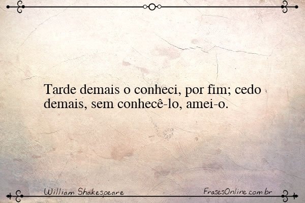 Frase de William Shakespeare