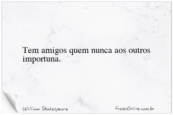 Frase de William Shakespeare