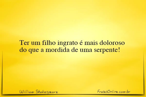 Frase de William Shakespeare