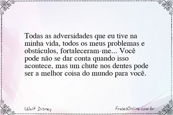 Frase de Walt Disney
