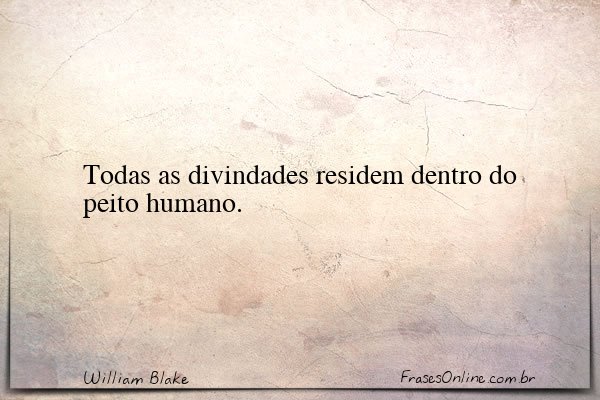 Frase de William Blake