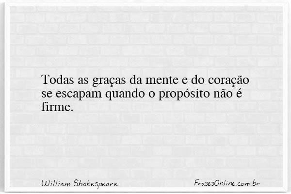 Frase de William Shakespeare