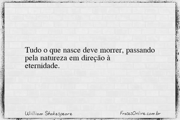 Frase de William Shakespeare
