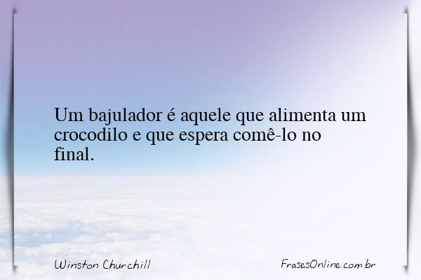 Frase de Winston Churchill