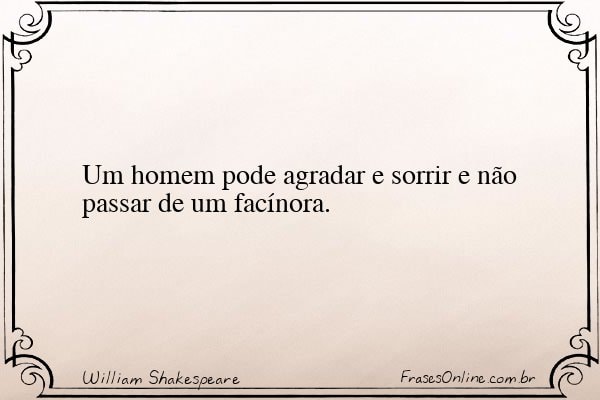 Frase de William Shakespeare