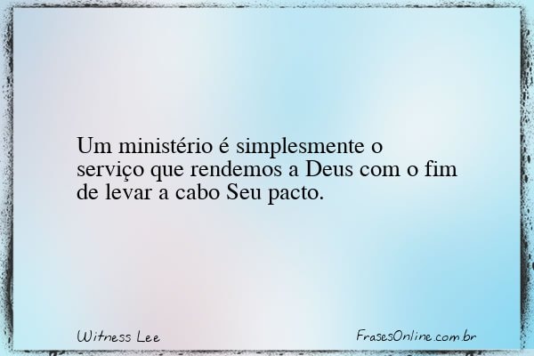 Frase de Witness Lee