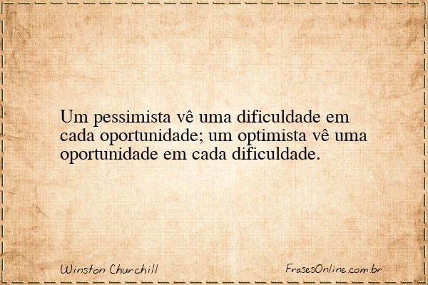 Frase de Winston Churchill