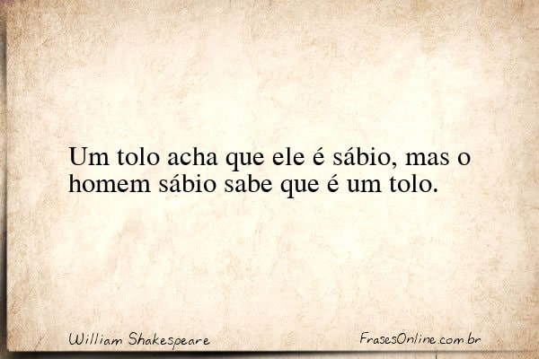 Frase de William Shakespeare