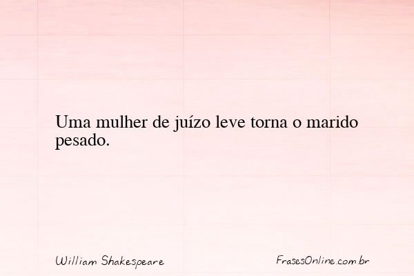 Frase de William Shakespeare