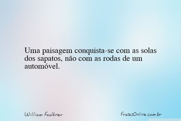 Frase de William Faulkner