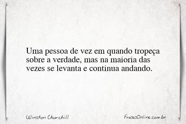 Frase de Winston Churchill