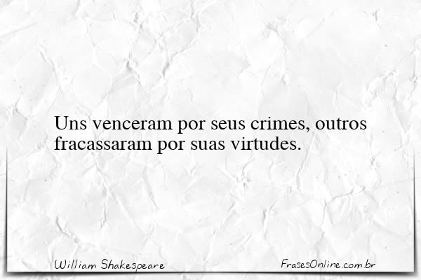 Frase de William Shakespeare