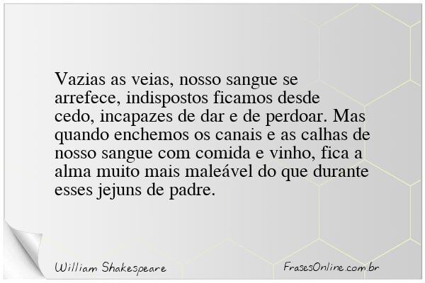Frase de William Shakespeare