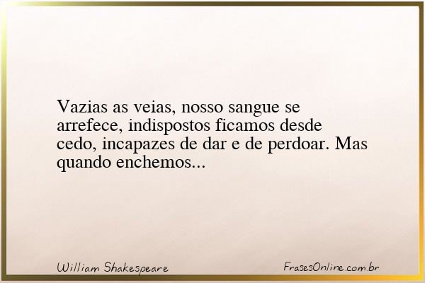 Frase de William Shakespeare