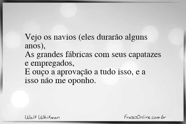 Frase de Walt Whitman