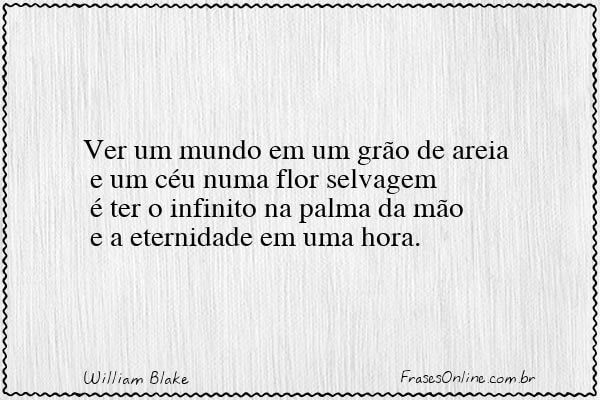 Frase de William Blake
