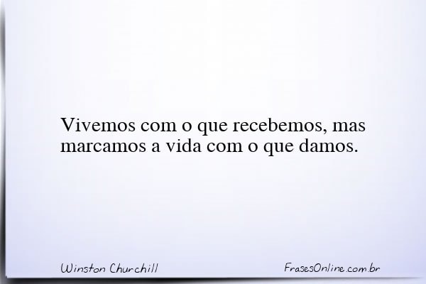Frase de Winston Churchill