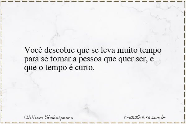 Frase de William Shakespeare