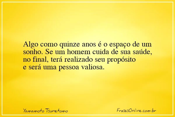 Frase de Yamamoto Tsunetomo
