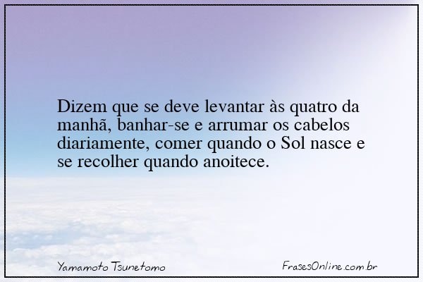 Frase de Yamamoto Tsunetomo