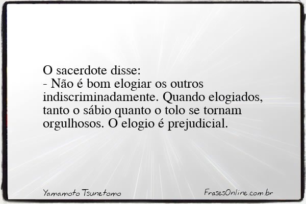 Frase de Yamamoto Tsunetomo