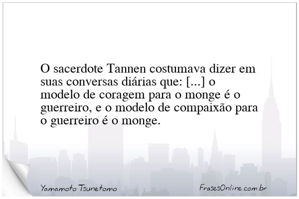 Frase de Yamamoto Tsunetomo