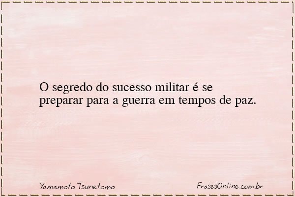 Frase de Yamamoto Tsunetomo