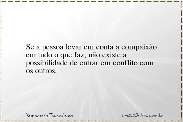 Frase de Yamamoto Tsunetomo