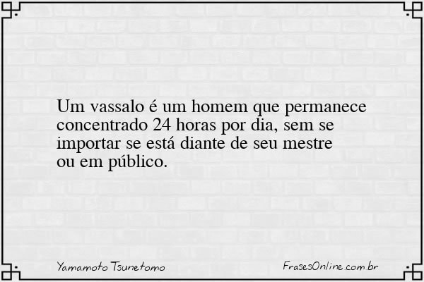 Frase de Yamamoto Tsunetomo