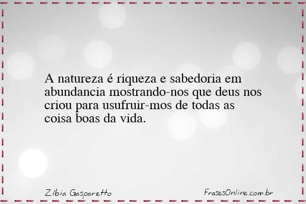Frase de Zíbia Gasparetto