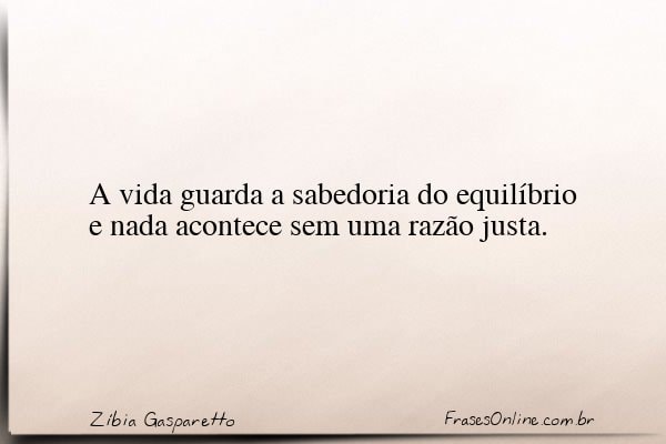 Frase de Zíbia Gasparetto