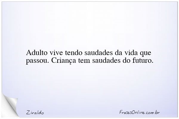 Frase de Ziraldo