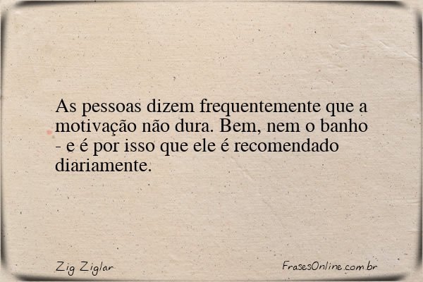 Frase de Zig Ziglar