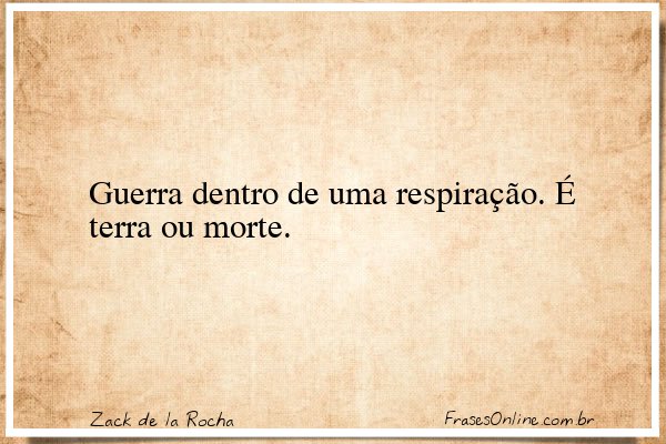 Frase de Zack de la Rocha
