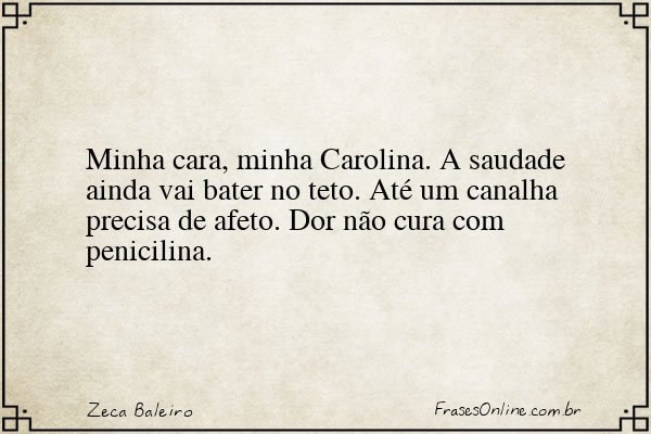 Frase de Zeca Baleiro