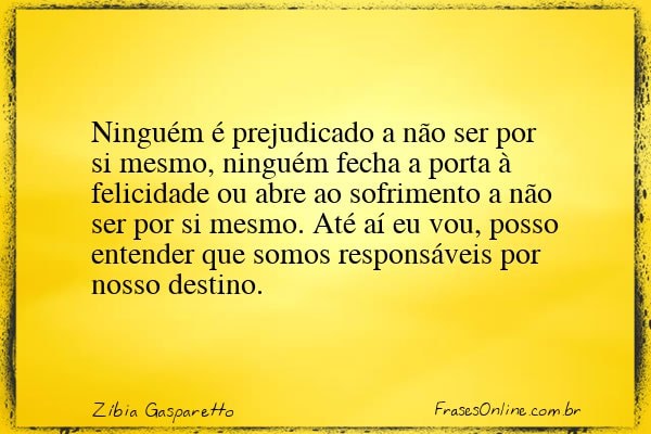 Frase de Zíbia Gasparetto