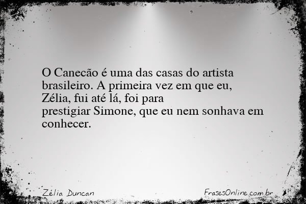 Frase de Zélia Duncan