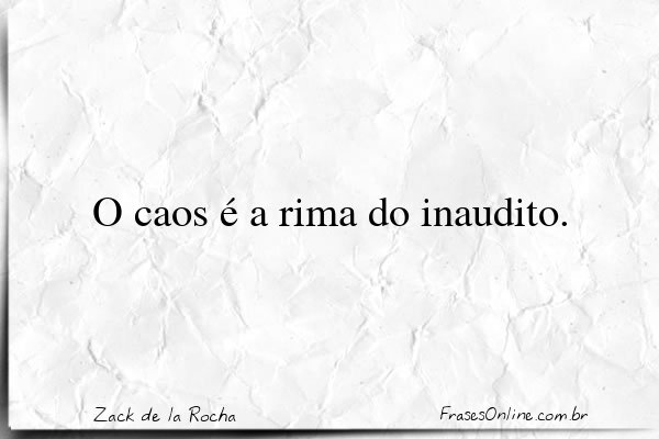 Frase de Zack de la Rocha