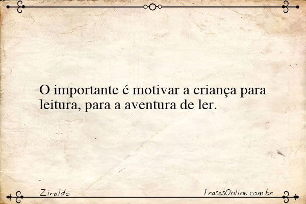 Frase de Ziraldo