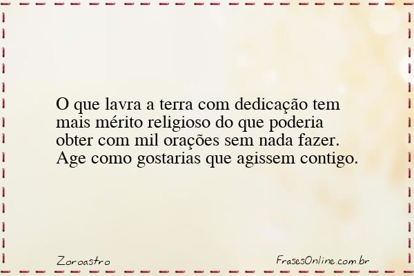 Frase de Zoroastro