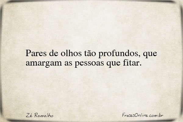 Frase de Zé Ramalho