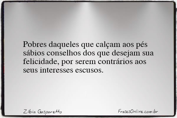 Frase de Zíbia Gasparetto