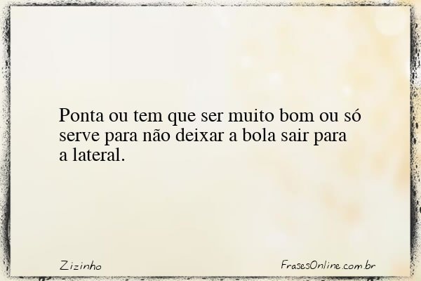 Frase de Zizinho