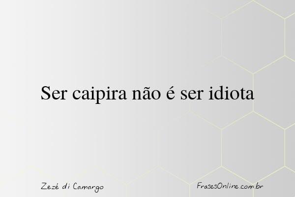 Frase de Zezé di Camargo