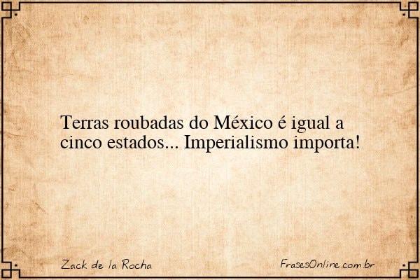Frase de Zack de la Rocha