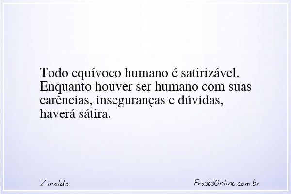 Frase de Ziraldo