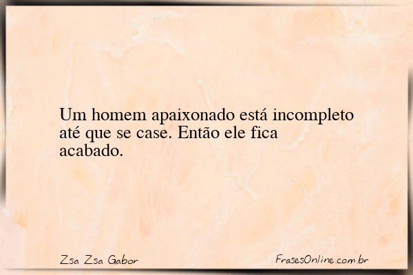 Frase de Zsa Zsa Gabor