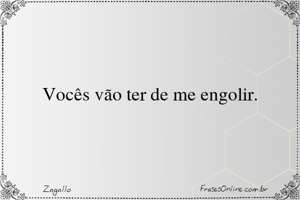 Frase de Zagallo